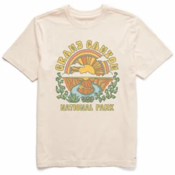 Men's Groovy Grand Canyon Poster Short SleeveTee
