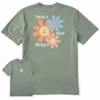 Men's Groovy Have A Nice DaisyCrusher Tee -Clothes Style Shop Mens Groovy Have A Nice Daisy Short Sleeve Crusher Tee 123124 1 lg