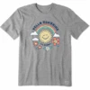Men's Groovy Hello Sunshine Rainbow SunCrusher Tee 1 Men's Groovy Hello Sunshine Rainbow SunCrusher Tee -Clothes Style Shop Mens Groovy Hello Sunshine Rainbow Sun Short Sleeve Crusher Tee 123076 1 lg