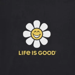 Men's Groovy Smiley DaisiesCrusher Tee -Clothes Style Shop Mens Groovy Smiley Daisies Short Sleeve Crusher Tee 123133 3 lg