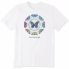 Men's Tie Dye Butterfly Mandala Short SleeveTee 1 Men's Tie Dye Butterfly Mandala Short SleeveTee -Clothes Style Shop Mens Tie Dye Butterfly Mandala Short Sleeve Crusher Tee 111749 1 lg