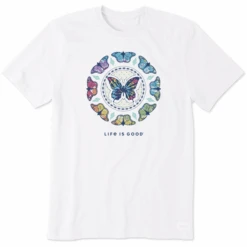 Men's Tie Dye Butterfly Mandala Short SleeveTee