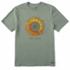 Men's Tie Dye Sunflower Short SleeveTee -Clothes Style Shop Mens Tie Dye Sunflower Short Sleeve Crusher Tee 111745 1 lg