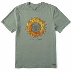 Men's Tie Dye Sunflower Short SleeveTee