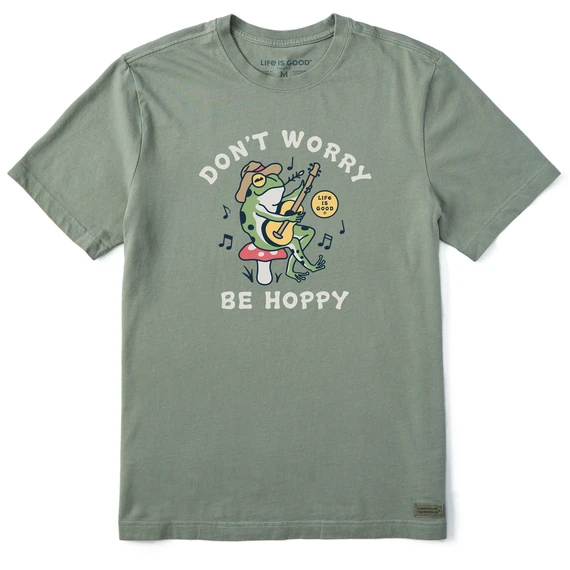 Men's Vintage Don't Worry Frog GuitarCrusher Tee