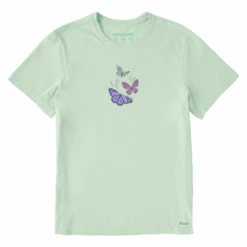 Men's Wildflower And ButterfliesCrusher Tee