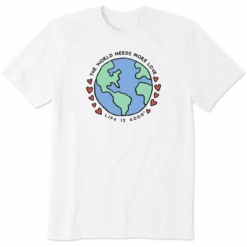 Men's World Needs More Love Short SleeveTee