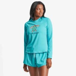 Women's Sea Turtle Long Sleeve Rashguard
