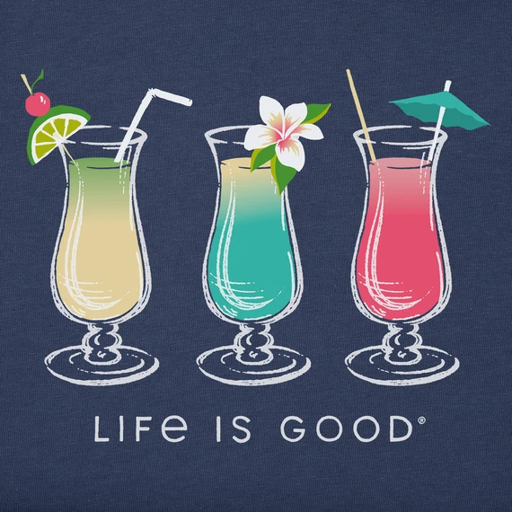 Women's 3 Cocktails Sleeveless High-Low Crusher Tank 4 Women's 3 Cocktails Sleeveless High-Low Crusher Tank - Image 2