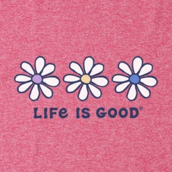 Women's 3 Daisies Active Tank -Clothes Style Shop Womens 3 Daisies Active Tank 99625 2 lg