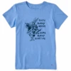 Women's Alice In Wonderland Every BunnyCrusher Tee -Clothes Style Shop Womens Alice in Wonderland Every Bunny Short Sleeve Crusher Tee 105716 1 lg
