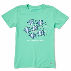 Women's All Together Now Fish Short SleeveTee