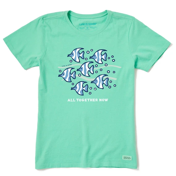 Women's All Together Now Fish Short SleeveTee 3 Women's All Together Now Fish Short SleeveTee