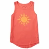 Women's Ancient Sun Sleeveless High-Low Crusher Tank