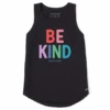 Women's Be Kind Sleeveless High-Low Crusher Tank -Clothes Style Shop Womens Be Kind Sleeveless HighLow Crusher Tank 99865 1 lg