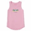 Women's Beach Adirondacks Sleeveless High-Low Crusher Tank