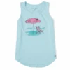 Women's Beach Umbrella High-Low Crusher Tank
