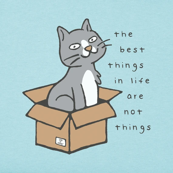 Women's Best Things Cat In A Box Short SleeveTee 4 Women's Best Things Cat In A Box Short SleeveTee - Image 2