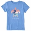 Women's Best Things Sea Turtle Beach Short SleeveTee -Clothes Style Shop Womens Best Things Sea Turtle Beach Short Sleeve CrusherLITE Tee 92681 1 lg