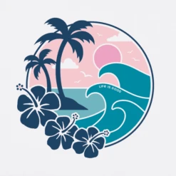 Women's Big Waves High-Low Crusher Tank -Clothes Style Shop Womens Big Waves High Low Crusher Tank 94940 2 lg