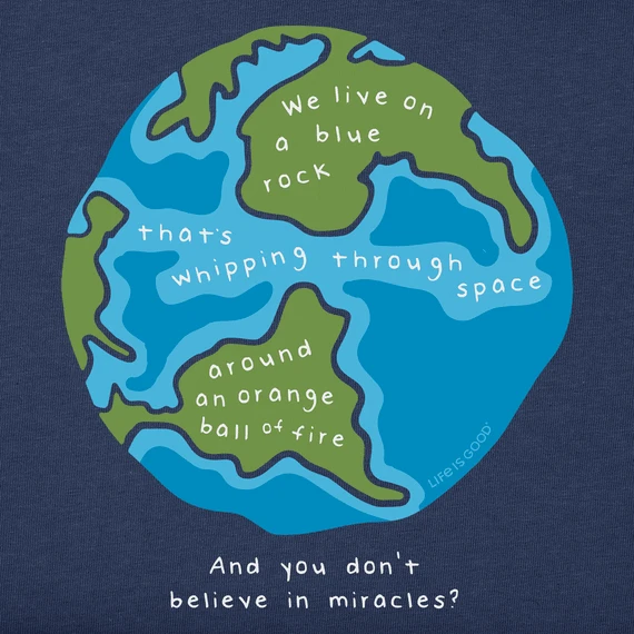 Women's Blue Rock Miracle Long Sleeve Crusher Tee 4 Women's Blue Rock Miracle Long Sleeve Crusher Tee - Image 2