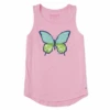 Women's Butterflyscape Sleeveless High-Low Tank