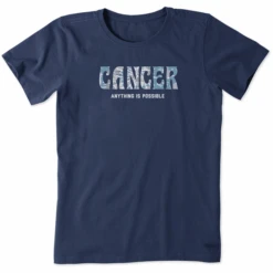 Women's Cancer Tie Dye Crusher Tee