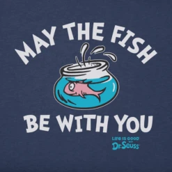 Women's Cat In The Hat May The Fish Sleeveless High-Low Crusher Tank -Clothes Style Shop Womens Cat in the Hat May the Fish Sleeveless HighLow Crusher Tank 97049 2 lg