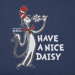 Women's Cat In The Hat Nice Daisy Sleeveless High-Low Crusher Tank -Clothes Style Shop Womens Cat in the Hat Nice Daisy Sleeveless HighLow Crusher Tank 97048 2 lg