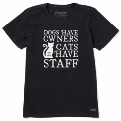 Women's Cats Have Staff Crusher Tee