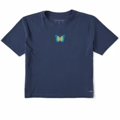 Women's Clean Celestial ButterflyBoxy Crusher Tee