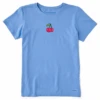 Women's Clean Cherries Short SleeveTee -Clothes Style Shop Womens Clean Cherries Short Sleeve CrusherLITE Tee 121646 1 lg