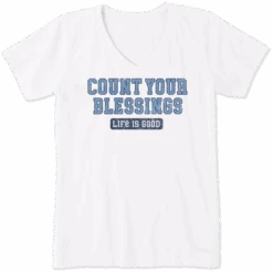 Women's Count Your Blessings Athletic Crusher Vee