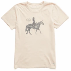 Womens Cowgirl Tapestry Crusher Tee