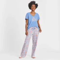Women's Daisy Wildflower Pattern Snuggle Up Sleep Pant 11 Women's Daisy Wildflower Pattern Snuggle Up Sleep Pant -Clothes Style Shop Womens Daisy Wildflower Pattern Snuggle Up Sleep Pant 82449 5 lg