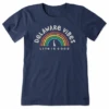 Women's Delaware Rainbow Vibes Crusher Tee