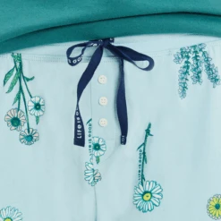 Women's Detailed Wildflowers Pattern Snuggle Up Sleep Jogger -Clothes Style Shop Womens Detailed Wildflowers Pattern Snuggle Up Sleep Jogger 80956 3 lg