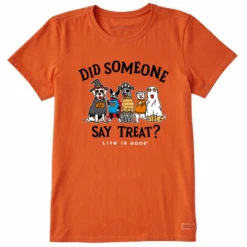 Women's Did Someone Say Treat?Crusher Tee