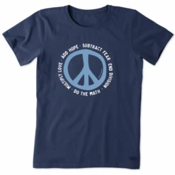 Women's Do The Math For PeaceCrusher Tee