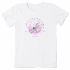 Women's Dragonfly Lotus Breathe Short SleeveTee