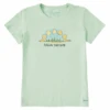Women's Dreamy Follow The SunCrusher Tee -Clothes Style Shop Womens Dreamy Follow the Sun Short Sleeve Crusher Tee 120841 1 lg