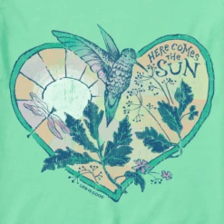 Women's Dreamy Hummingbird Heart Sleeveless High-Low Crusher Tank -Clothes Style Shop Womens Dreamy Hummingbird Heart Sleeveless HighLow Crusher Tank 119430 2 lg