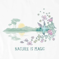 Women's Dreamy Hummingbird Nature Is Magic Sleeveless High-Low Crusher Tank -Clothes Style Shop Womens Dreamy Hummingbird Nature is Magic Sleeveless HighLow Crusher Tank 119431 2 lg