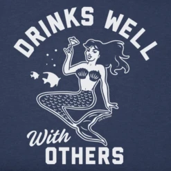 Women's Drinks Well With Others Mermaid Sleeveless High-Low Crusher Tank 5 Women's Drinks Well With Others Mermaid Sleeveless High-Low Crusher Tank -Clothes Style Shop Womens Drinks Well with Others Mermaid Sleeveless HighLow Crusher Tank 119930 2 lg