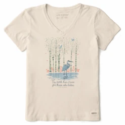 Women's Earth Has Music Heron Crusher Vee