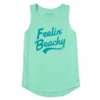 Women's Feelin' Beachy Sleeveless High-Low Crusher Tank -Clothes Style Shop Womens Feelin Beachy Sleeveless HighLow Crusher Tank 99851 1 lg