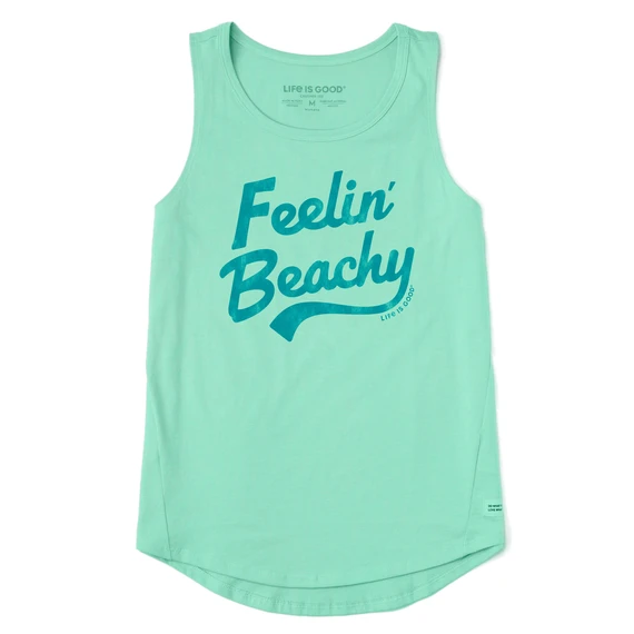 Women's Feelin' Beachy Sleeveless High-Low Crusher Tank 3 Women's Feelin' Beachy Sleeveless High-Low Crusher Tank