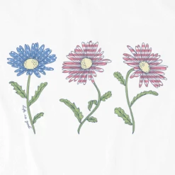 Women's Fineline 3 Water Flag Daisies Sleeveless High-LowTank -Clothes Style Shop Womens Fineline 3 Water Flag Daisies Sleeveless HighLow CrusherLITE Tank 118610 2 lg