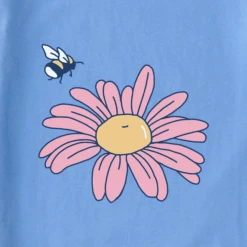 Women's Fineline Daisy & Bee Sleeveless High-Low Crusher Tank -Clothes Style Shop Womens Fineline Daisy Bee Sleeveless HighLow Crusher Tank 119259 2 lg