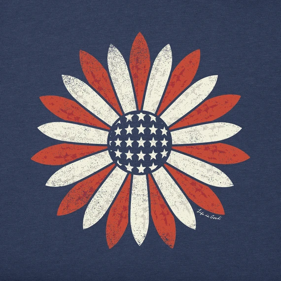 Women's Flag Flower Sleeveless High-LowTank 4 Women's Flag Flower Sleeveless High-LowTank - Image 2